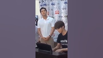Jaemin Playing Piano with  Papa Siwon #Shorts #Jaemin #NCT #Siwon