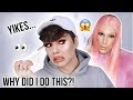 I TRIED FOLLOWING A JEFFREE STAR MAKEUP TUTORIAL...OMG | Thomas Halbert