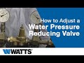 How to Adjust a Water Pressure Reducing Valve