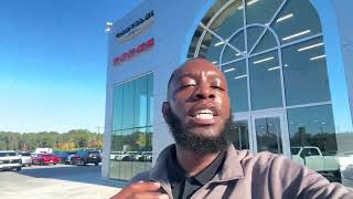 A 2025 Ram 1500 vehicle walkaround at Jimmy Britt CJDR in Statesboro, GA