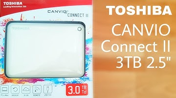 ASMR Toshiba Canvio Connect II 3 TB hard drive