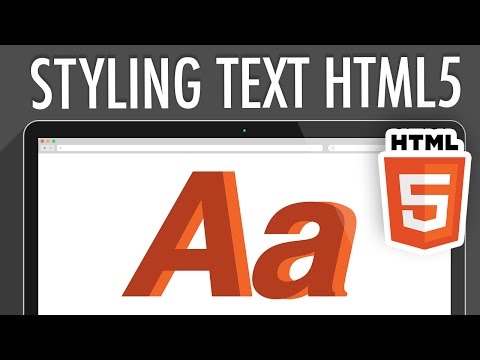 Styling Text With HTML5 | XO PIXEL