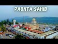 Gurudwara paonta sahibhimachal pradesh  drone view 