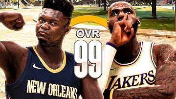 DOUBLE ISO LEBRON JAMES and ZION WILLIAMSON BUILDS DOMINATE NBA 2K21