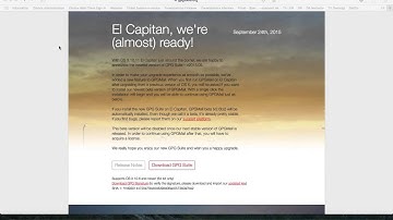 GPGtools on OSX El Capitan