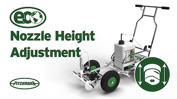 Pitchmark Eco Line Marker | Nozzle Height Adjustment
