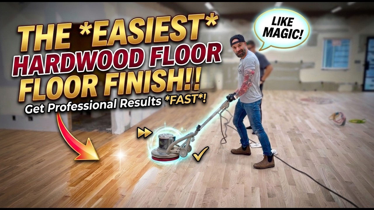 I Promise You Can Do This || Master Wood Floor Finishing in One Afternoon