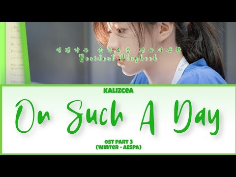 Winter (윈터 - 에스파) 'On Such A Day' | Resident Playbook OST 3 (언젠가는 슬기로울 전공의생활) LYRICS - [Han/Rom/Eng]
