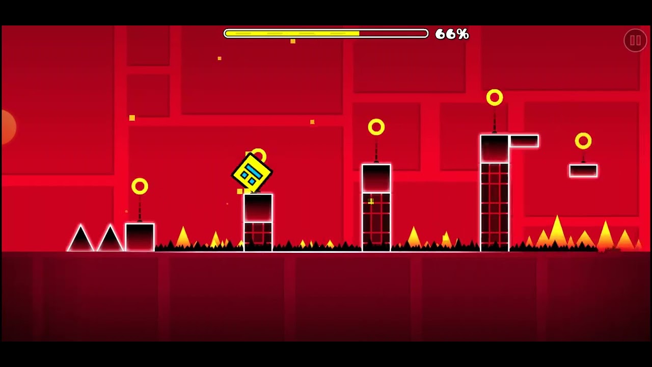 Geometry dash nivel 1 - YouTube
