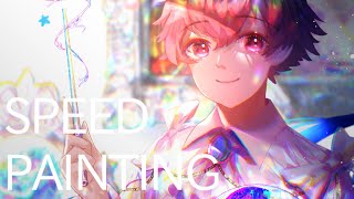 イラストメイキング】ブルーロック アレクシス・ネス 【speed