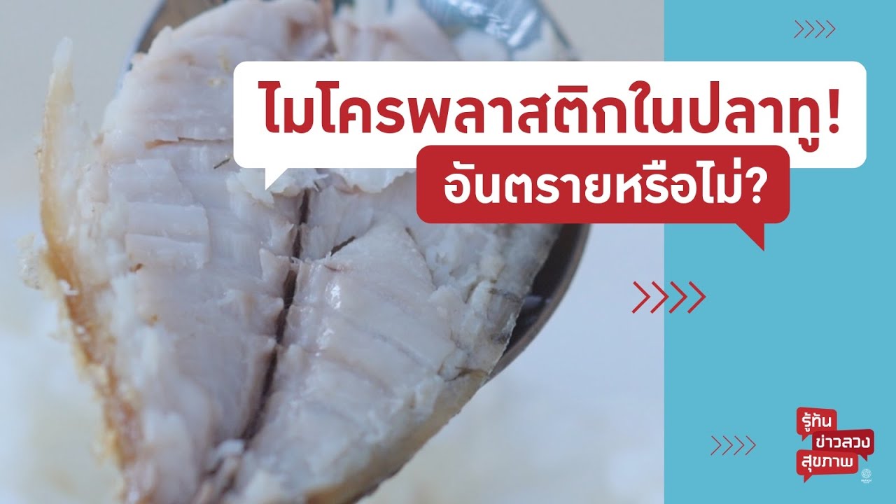 ไมโครพลาสติกในปลาทู! อันตรายหรือไม่? | รู้ทันข่าวลวงสุขภาพ [Mahidol Channel]