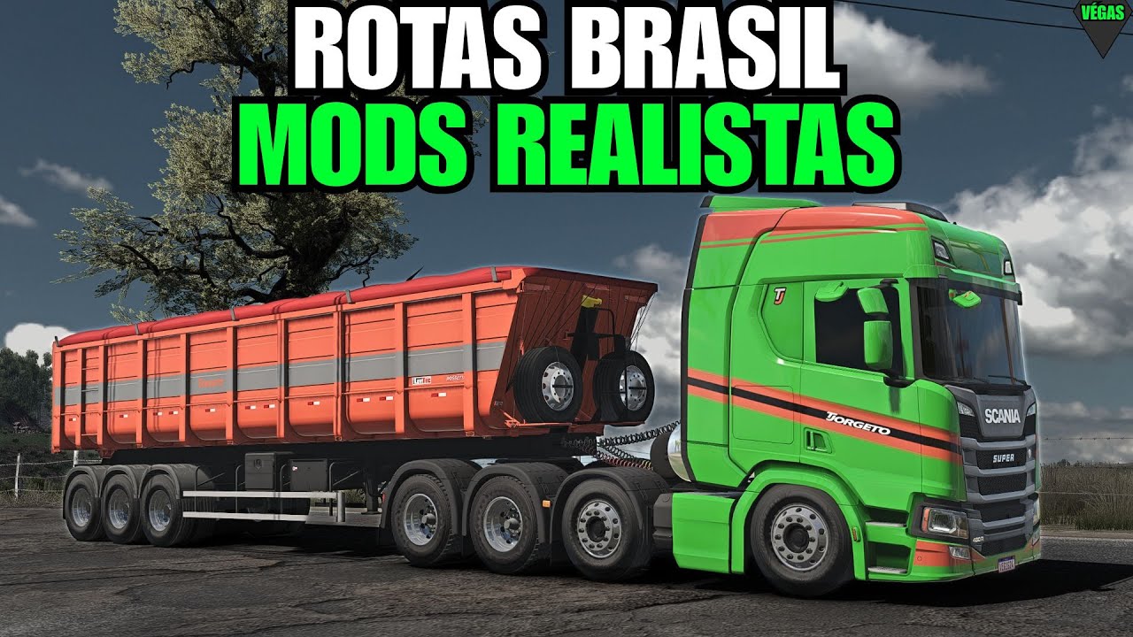 Viagem Realista com Scania R460 Super | ETS2 Mapa Rotas Brasil
