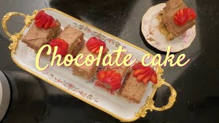 Chocolate Cake With Berries (Fruits) | Şokoladlı Tort | Шоколадный Торт С Ягодами (Фруктами)