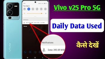 How to show daily data used in Vivo v25 Pro 5g / Vivo v25 Pro me daily data used Kaise dekhe / Vivo