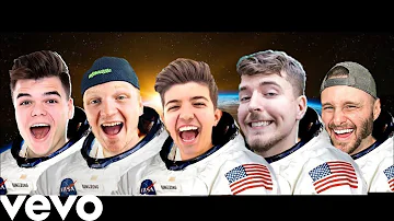 Jelly, Preston, MrBeast, SSundee, and Unspeakable Sings Astronaut In The Ocean