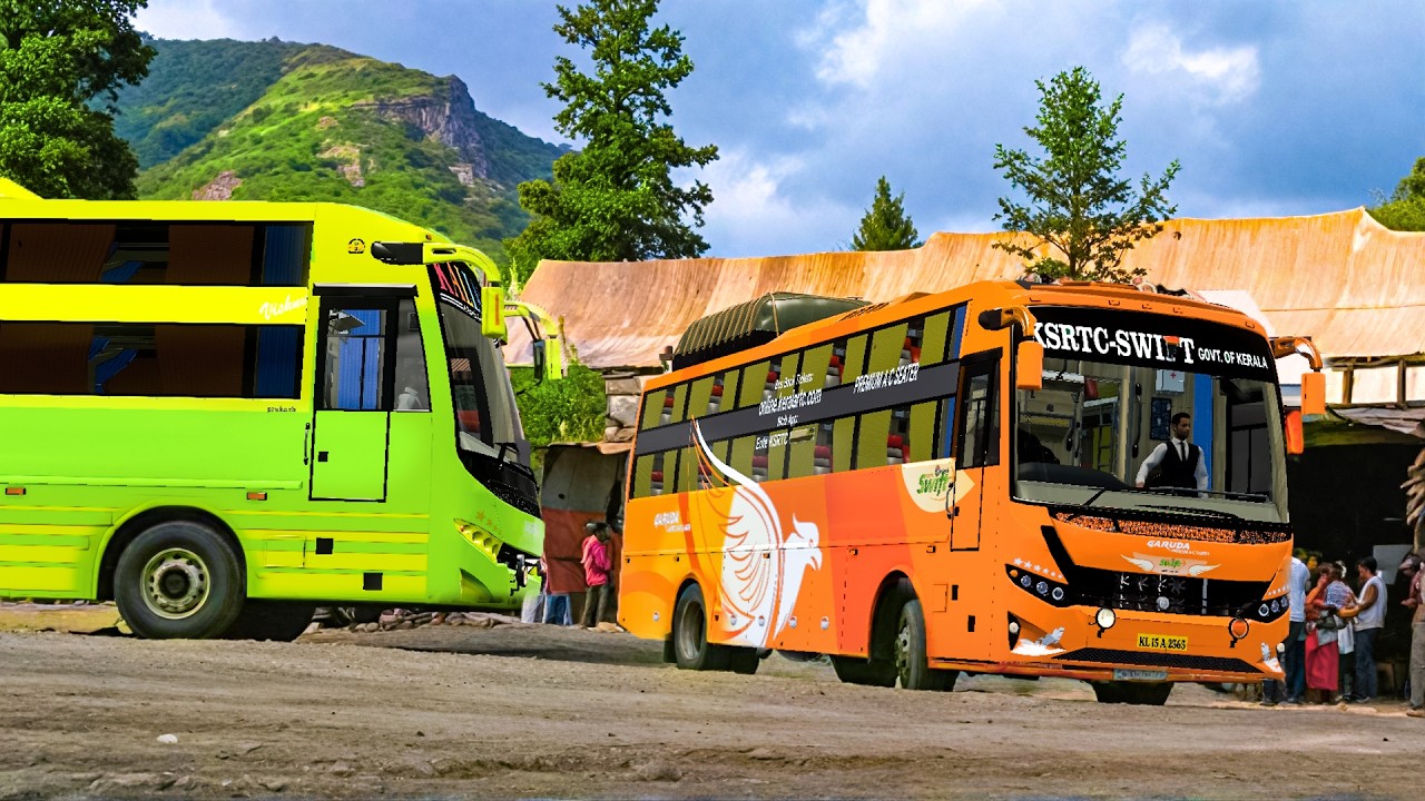 KSWIFT VS KALLADA RACE HAIRPIN ROADS IN KERALA🔥😮 ETS2 GAMEPLAY Indian Mods Tom Gaming