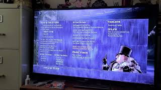 Batman Returns Blu ray menu and special features, extras . 
