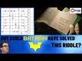 But Could Batman Have Solved This Riddle?