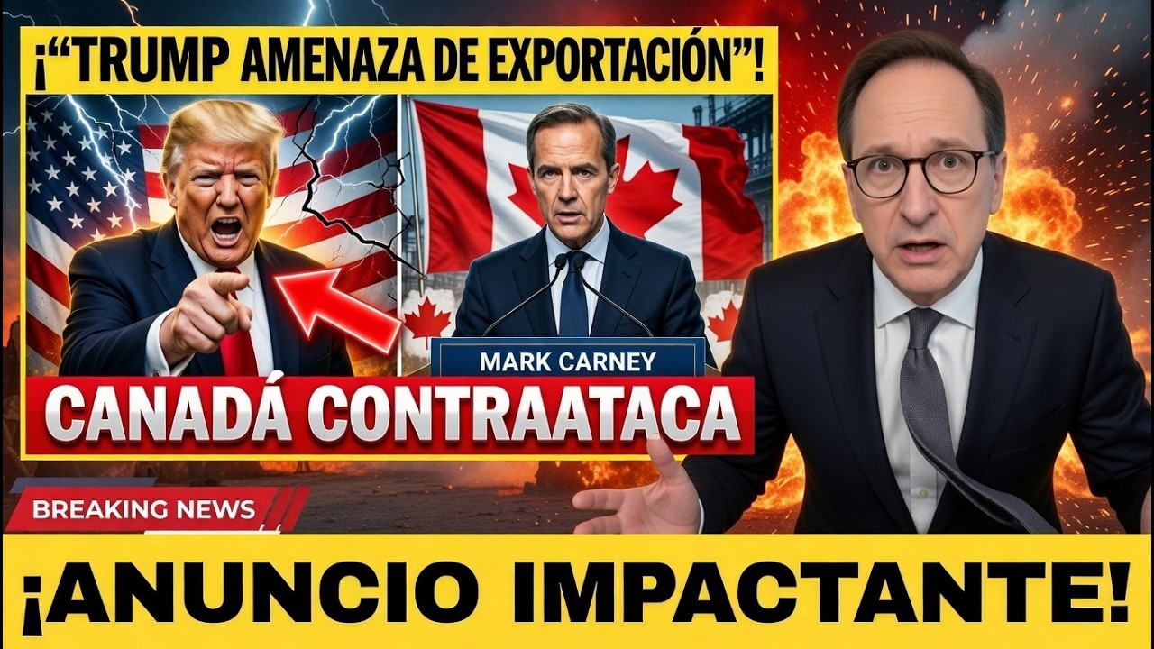 Trump lanza gran amenaza de exportación — el PM de Canadá responde con anuncio sorpresa