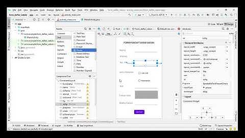 UAS - Mobile Programming - Membuat Form Sederhana Pendaftaran Vaksin