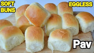 Eggless Pav Bread || Ladi Pav || Dinner Rolls || Milk Bread Buns by (YES I CAN COOK) #VadaPavBread