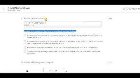 Neural Network Basics| Deep learning Quiz Solution Week 2| Coursera