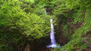 富山癒しの風景シリーズ【常虹の滝と猪谷川】（富山市）