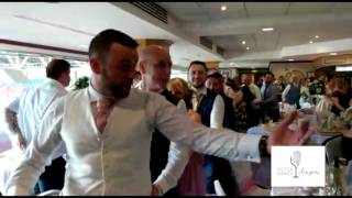 Singing Waiters get the Conga out @ DW Stadium Wigan Singing Waiters get the Conga out @ DW Stadium Wigan