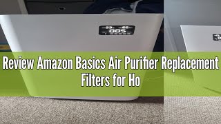 Review Amazon Basics Air Purifier Replacement Filters for Home Bedroom, With True HEPA Air Filter, 3