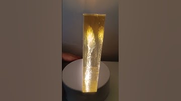 Captured Lightning sculpture (Lichtenberg Figure) #lightening #art #science #decor