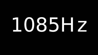 Speaker Sound Test 1085Hz