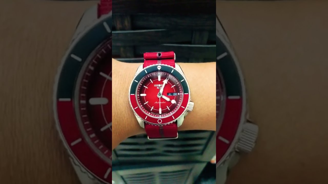 Seiko 5 Sports Naruto & Boruto Limited Edition SRPF67K1 (Sarada)