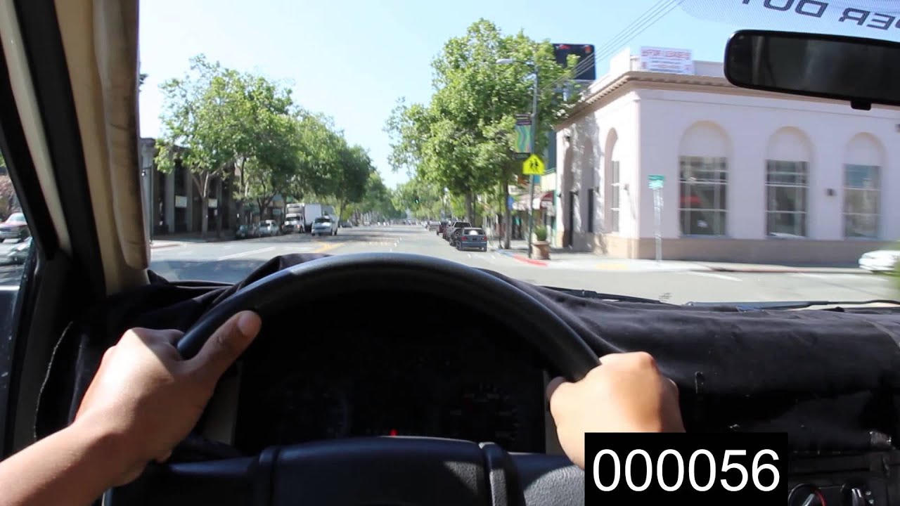 Driver's View Animation Over Video Sample - YouTube