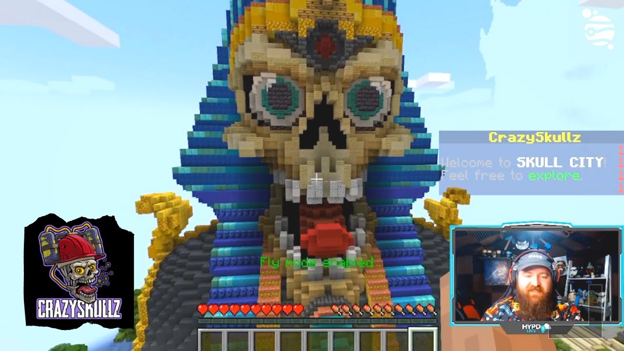 Insane Crazy Skullz NFT Minecraft World!!