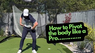 Master the Perfect Body Pivot in Golf: Step by Step Guide…………