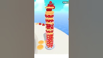 Pancake Run Level 77 Gameplay Walkthrough Android #Shorts