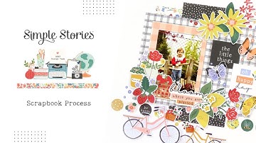 The Little Things | Scrapbook Process Video #60 | Simple Stories ~ The Little Things Collection