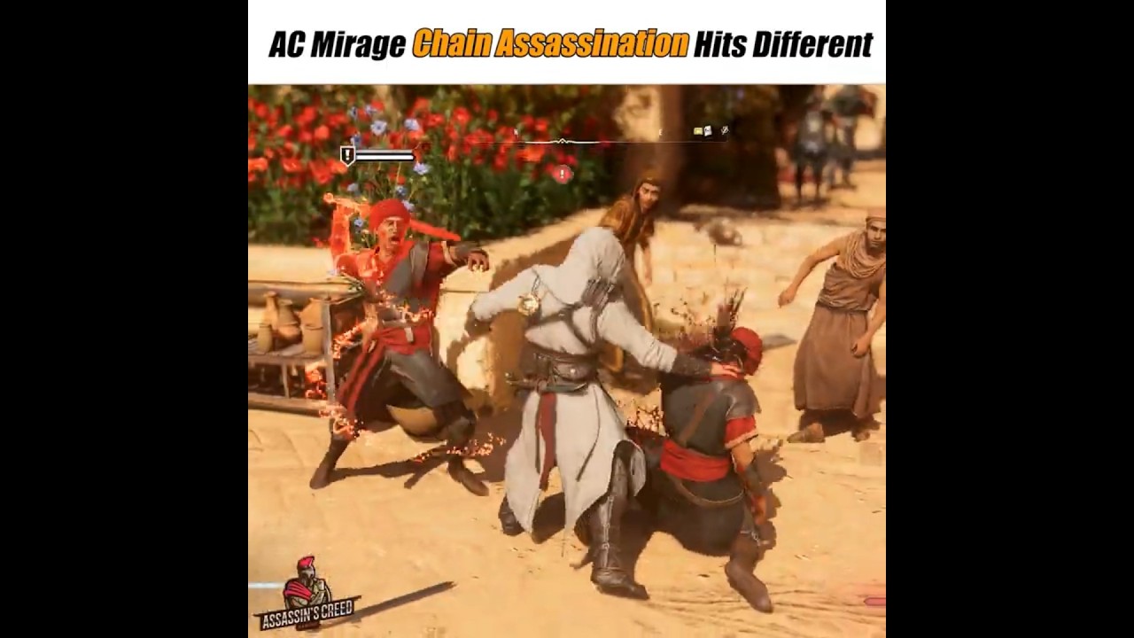 В AC Mirage Chain Assassination всё по-другому 