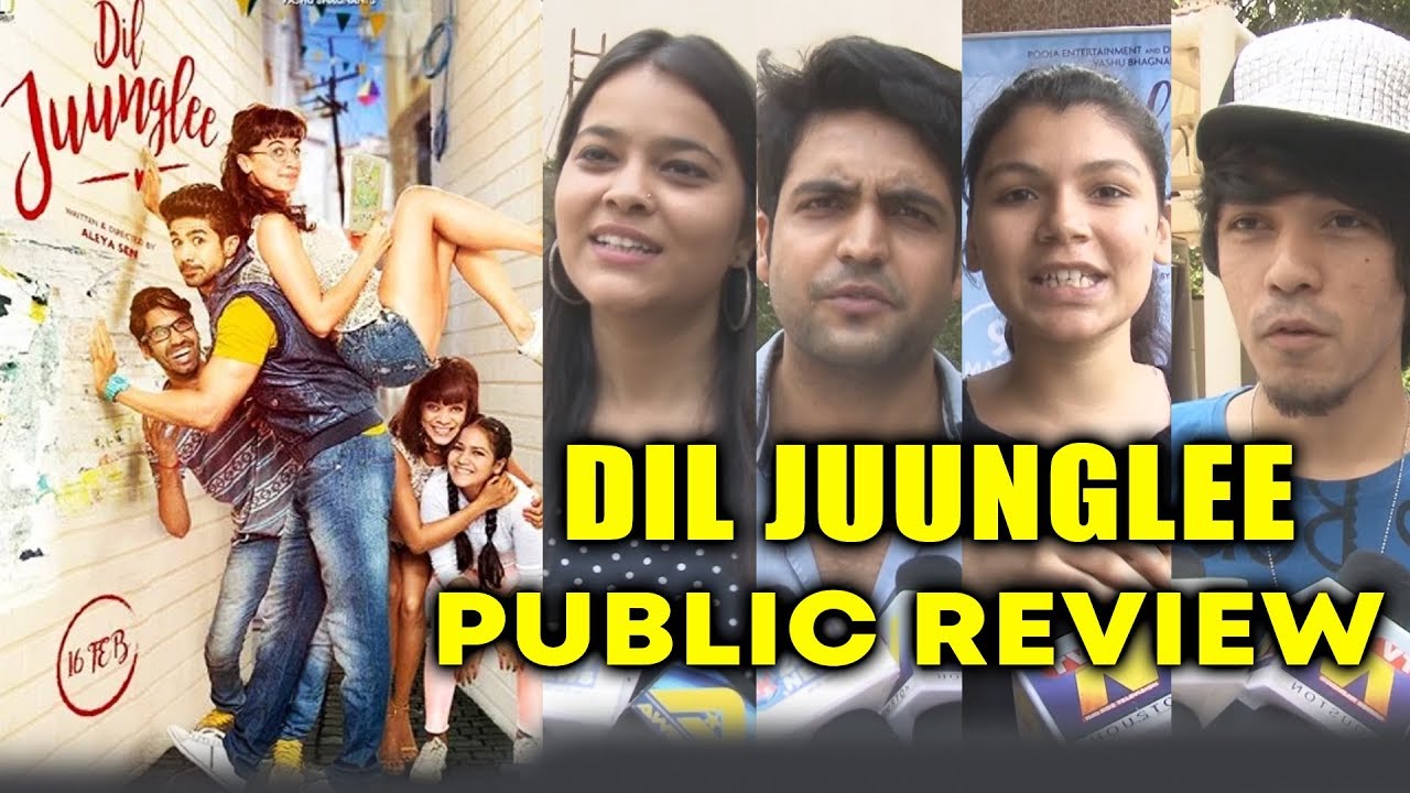 Dil Juunglee Public Review First Day First Show Saqib Saleem Taapsee Pannu Youtube