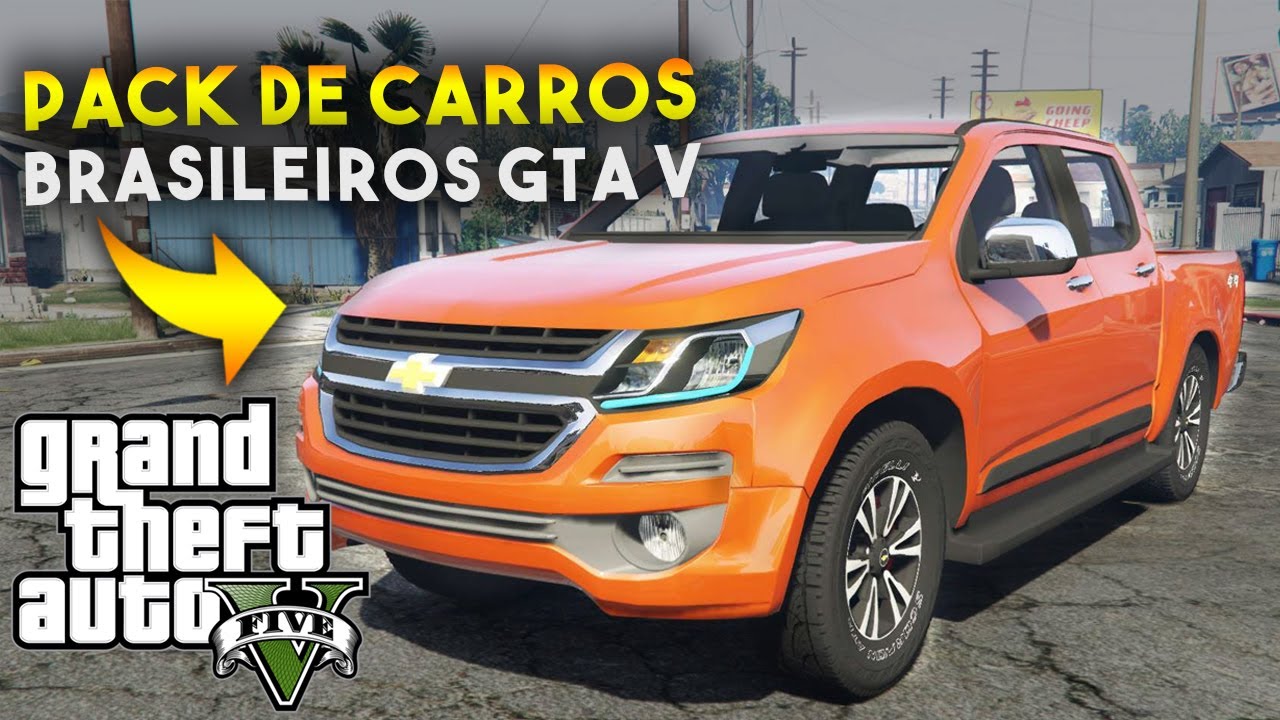 GTA 5 COM CARROS BRASILEIROS E GRÁFICOS REALISTAS! 