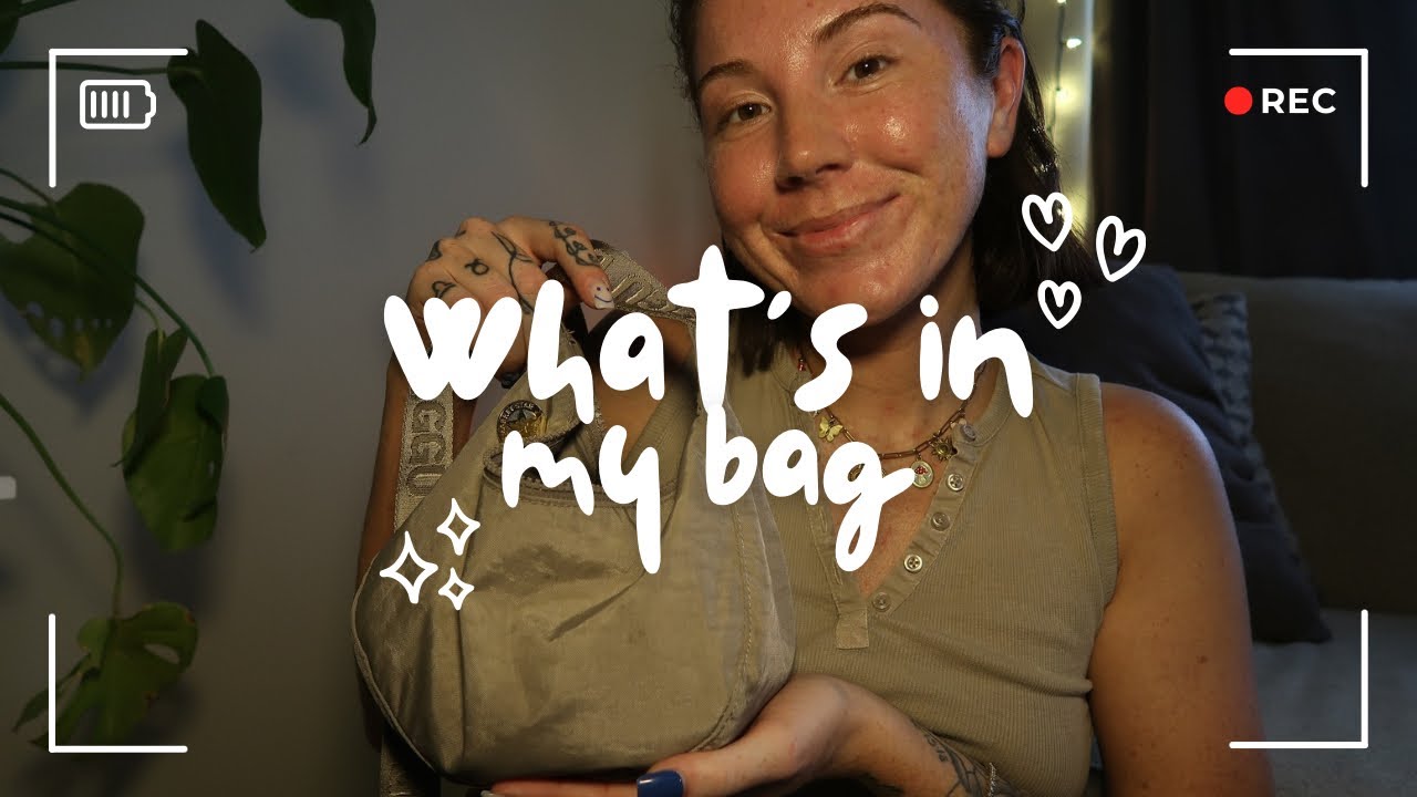 what’s in my baggu bag?? *realistic*