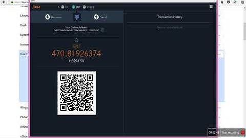 how to withdraw Golem from Jaxx wallet, how to transfer golem from jaxx, how to move out Golem