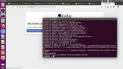 Koha: Web Installation of Koha ILS: How to do Koha web installation