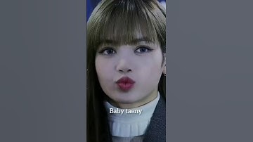 Taehyung and Lisa cute expressions 😍🙈 #kpop #taelisa #v #bts #kimtaehyung #jungkook #taekook #btsv v