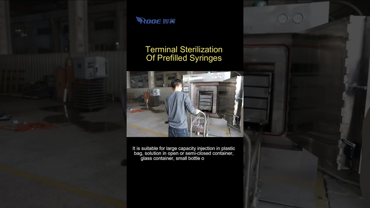 Ventilated Steam Sterilization Equitment for Prefilled Syringes and Facial Mask