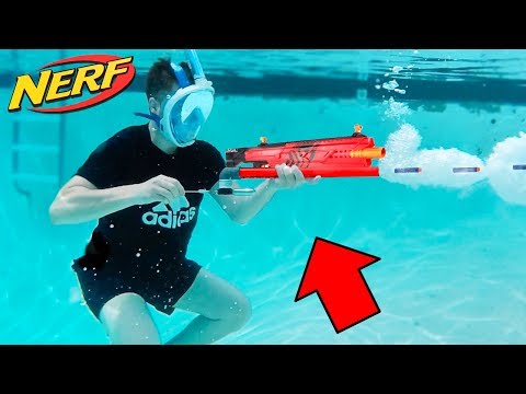 UNDERWATER NERF GUN MOD! (NERF MOD)