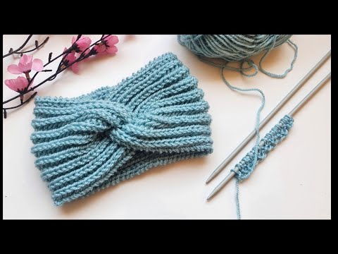 Kolay Örgü Saç Bandı Yapımı | DIY Easy Crochet Headband Tutorial
