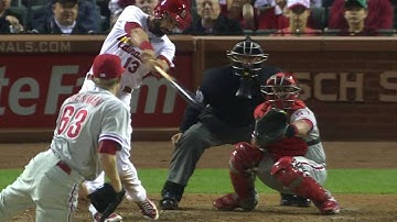 PHI@STL: Carpenter hits an RBI ground-rule double