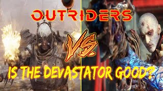 Outriders Multiplayer Gameplay - Outriders Devastator Gameplay - Class Abilities \& First Boss Part 2