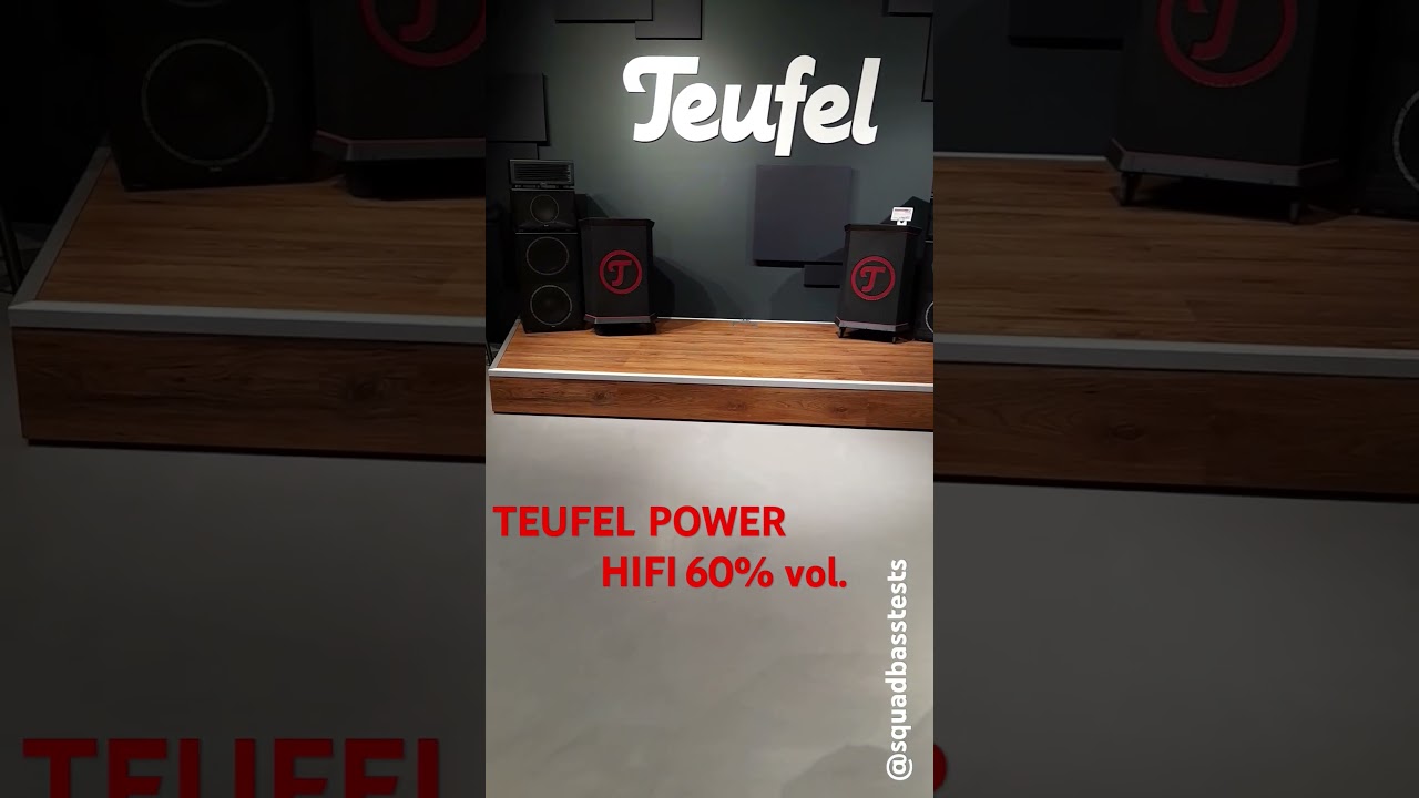 TEUFEL POWER HIFI / 60% vol. Sound Demo!!